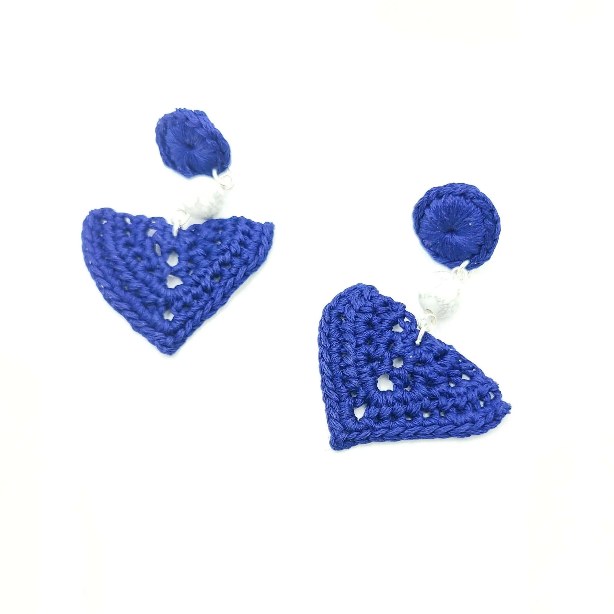 White Howlite Dangle Earrings